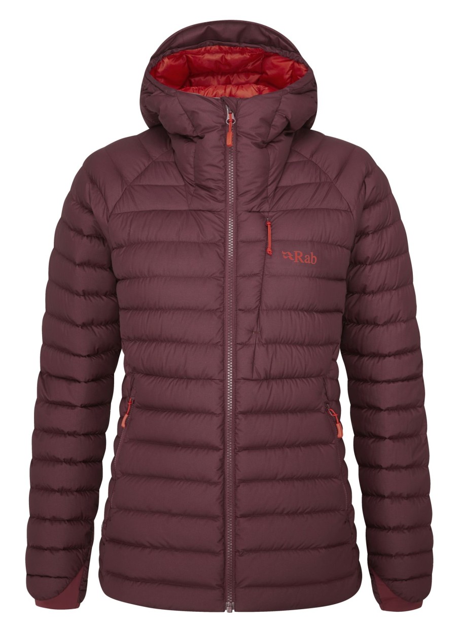 Clothing Rab Insulated Jackets | Rab Womens Infinity Microlight Jacket - Deep Heather Purple