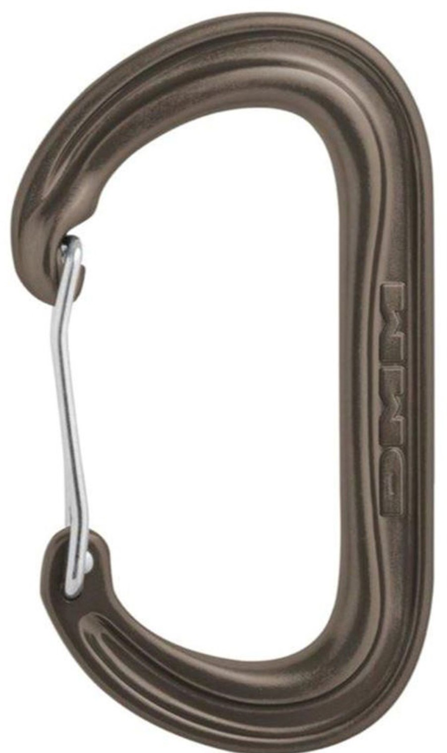 Equipment DMM Carabiners & Quickdraws | Dmm Walldo Wiregate Carabiner - Matt Grey