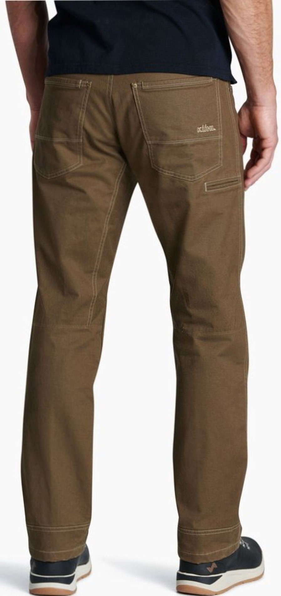 Clothing Kuhl Trousers & Leg Wear | Kuhl Mens Hot Rydr Pant - Short Leg - Dark Khaki Brown