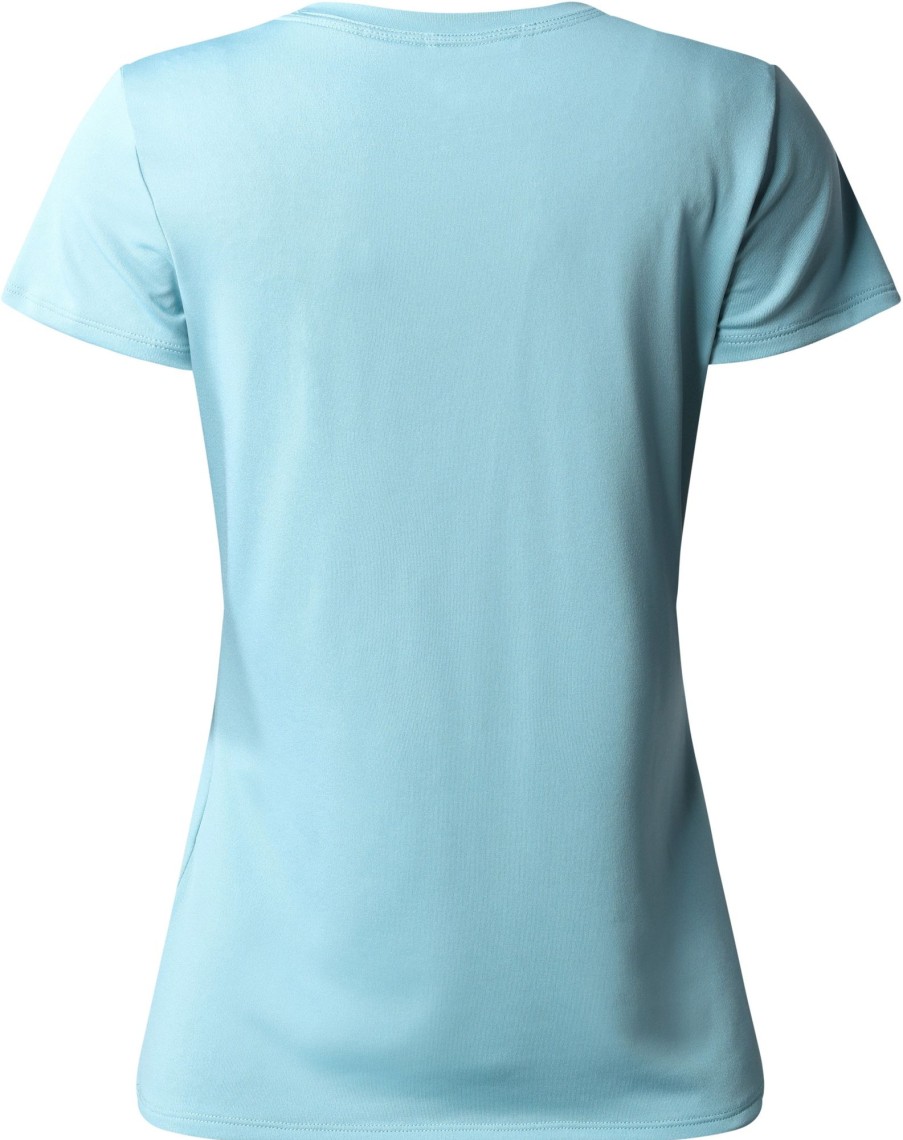 Clothing The North Face T Shirts & Base Layers | The North Face Womens Reaxion Amp Crew T-Shirt - Reef Waters Blue