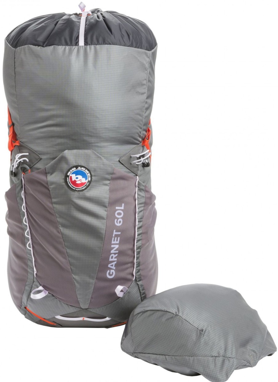 Rucksacks Big Agnes Backpacking Packs | Big Agnes Garnet 60L Rucksack - Shark Grey