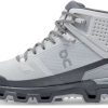 Footwear On Mid Height Boots | On Womens Cloudrock 2 Waterproof Boots - Glacier-Eclipse Grey