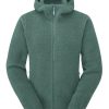 Clothing Rab Fleece & Mid Layer | Rab Womens Shearling Hoody - Eucalyptus Green