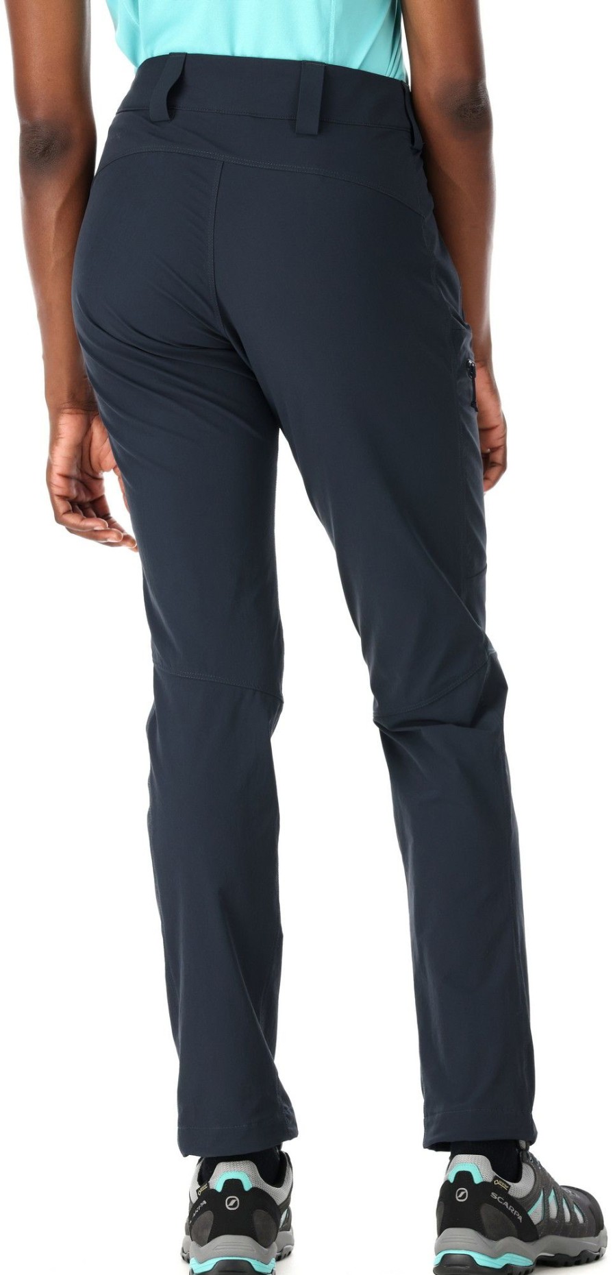 Clothing Rab Trousers & Leggings | Rab Womens Incline Pants - Long Leg - Beluga Grey