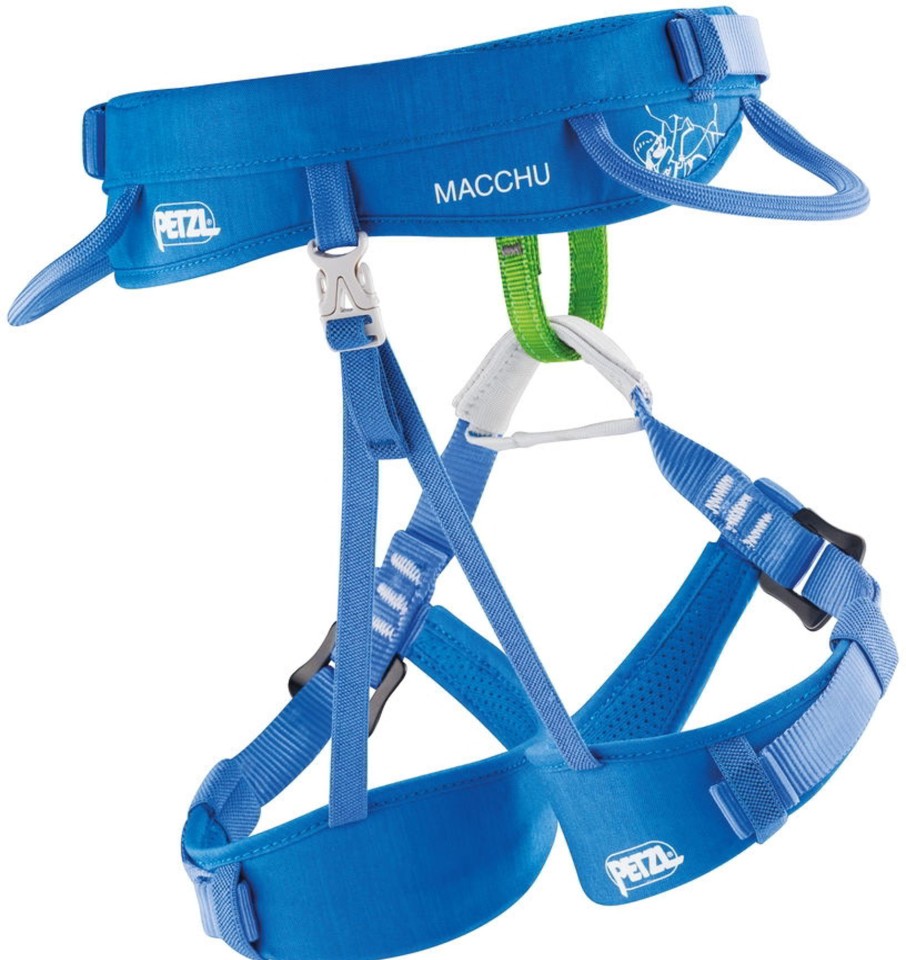 Equipment Petzl Harnesses | Petzl Macchu Child Harness - Blue