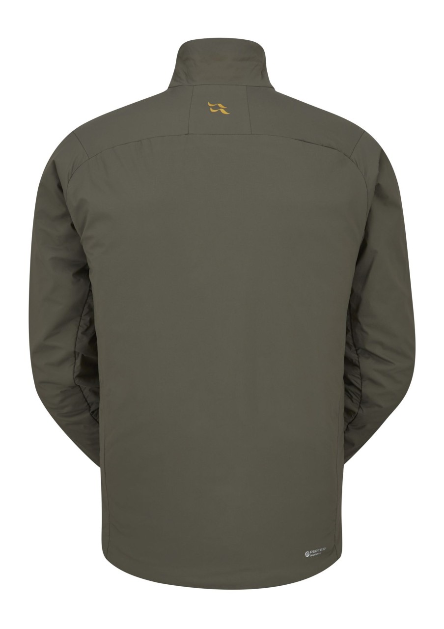 Clothing Rab Insulated Jackets | Rab Mens Xenair Light Jacket - Light Khaki Green