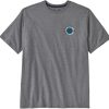 Clothing Patagonia T Shirts & Base Layers | Patagonia Mens Unity Fitz Responsibili-Tee - Gravel Heather Grey