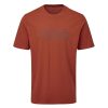 Clothing Rab T Shirts & Base Layers | Rab Mens Stance Sketch Tee Clay Red