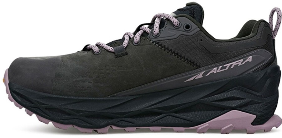 Footwear Altra Running Shoes | Altra Womens Olympus 5 Hike Low Gtx Trail Shoes - Gray Black