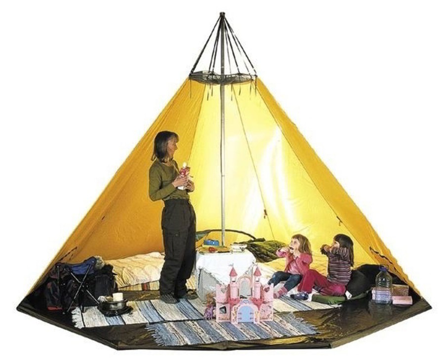 Camping Tentipi Bedrooms & Inners | Tentipi Inner Tent Comfort 5 Yellow