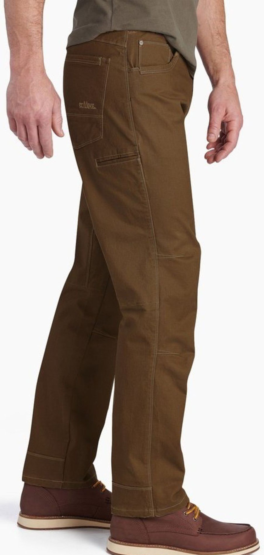 Clothing Kuhl Trousers & Leg Wear | Kuhl Mens Rydr Pant - Regular Leg - Dark Khaki Brown