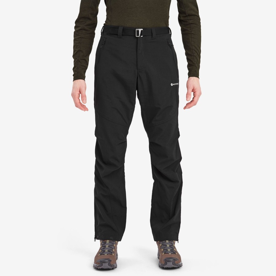 Clothing Montane Trousers & Leg Wear | Montane Mens Terra Pants - Regular Leg Black