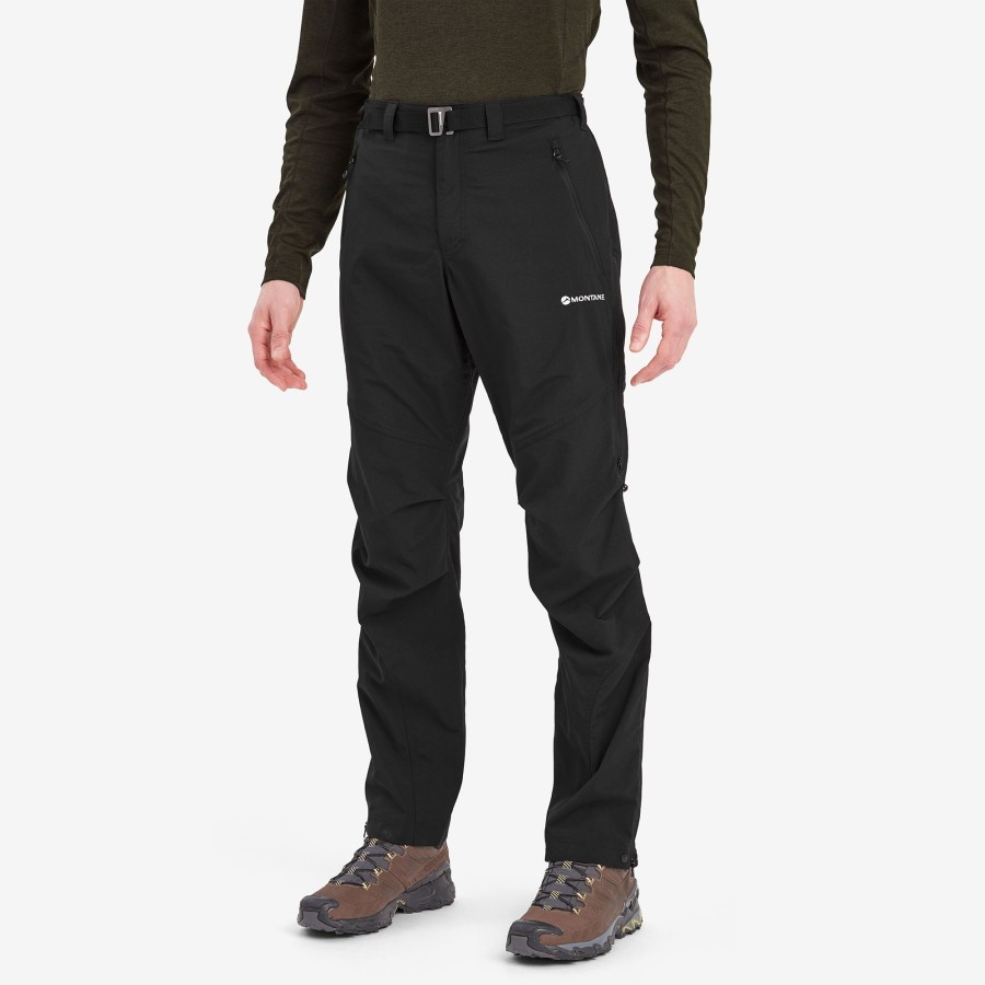 Clothing Montane Trousers & Leg Wear | Montane Mens Terra Pants - Regular Leg Black