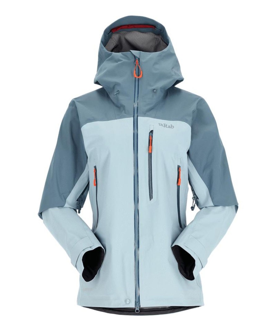 Clothing Rab Waterproof Jackets | Rab Womens Zanskar Gtx Jacket - Orion Citadel Blue