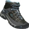 Footwear Keen Mid Height Boots | Keen Womens Targhee Iii Mid Waterproof Boots - Magnet-Atlantic Blue Grey