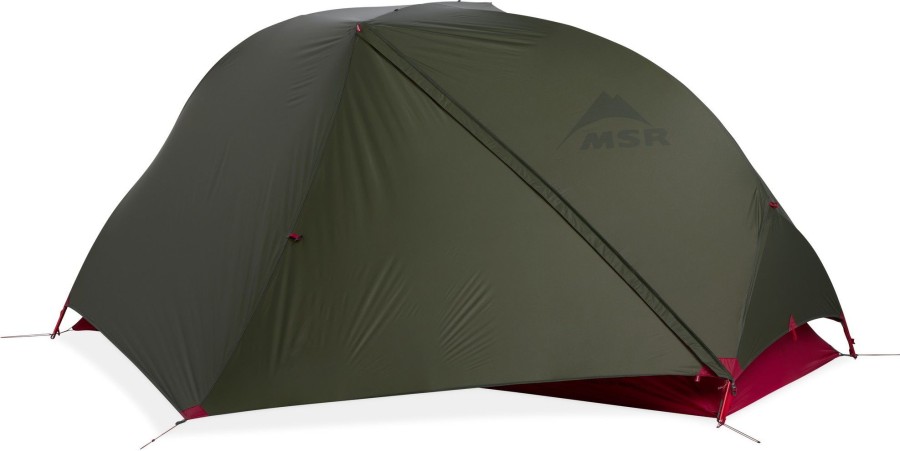 Camping MSR Backpacking & Lightweight Tents | Msr Hubba Hubba Bikepack 1 Tent Green