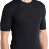 Clothing Icebreaker T Shirts & Base Layers | Icebreaker Mens 175 Everyday Short Sleeved Crewe Top Black