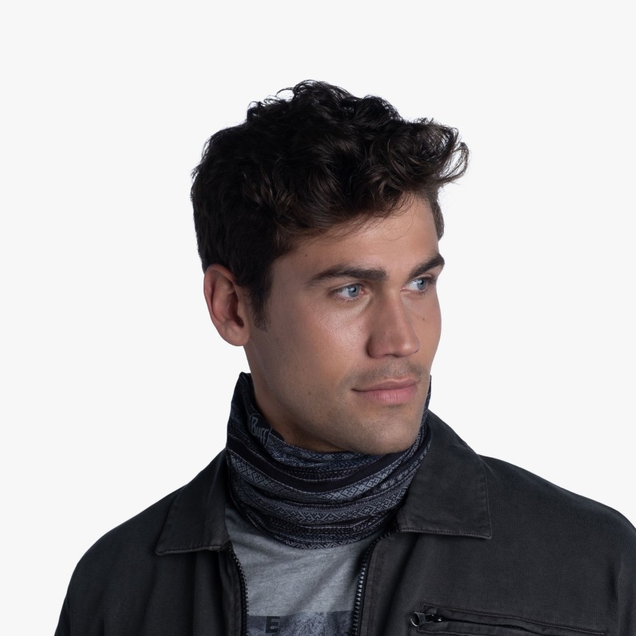 Clothing Buff Neck Warmers | Buff Original Ecostretch Buff - Anira Graphite Grey