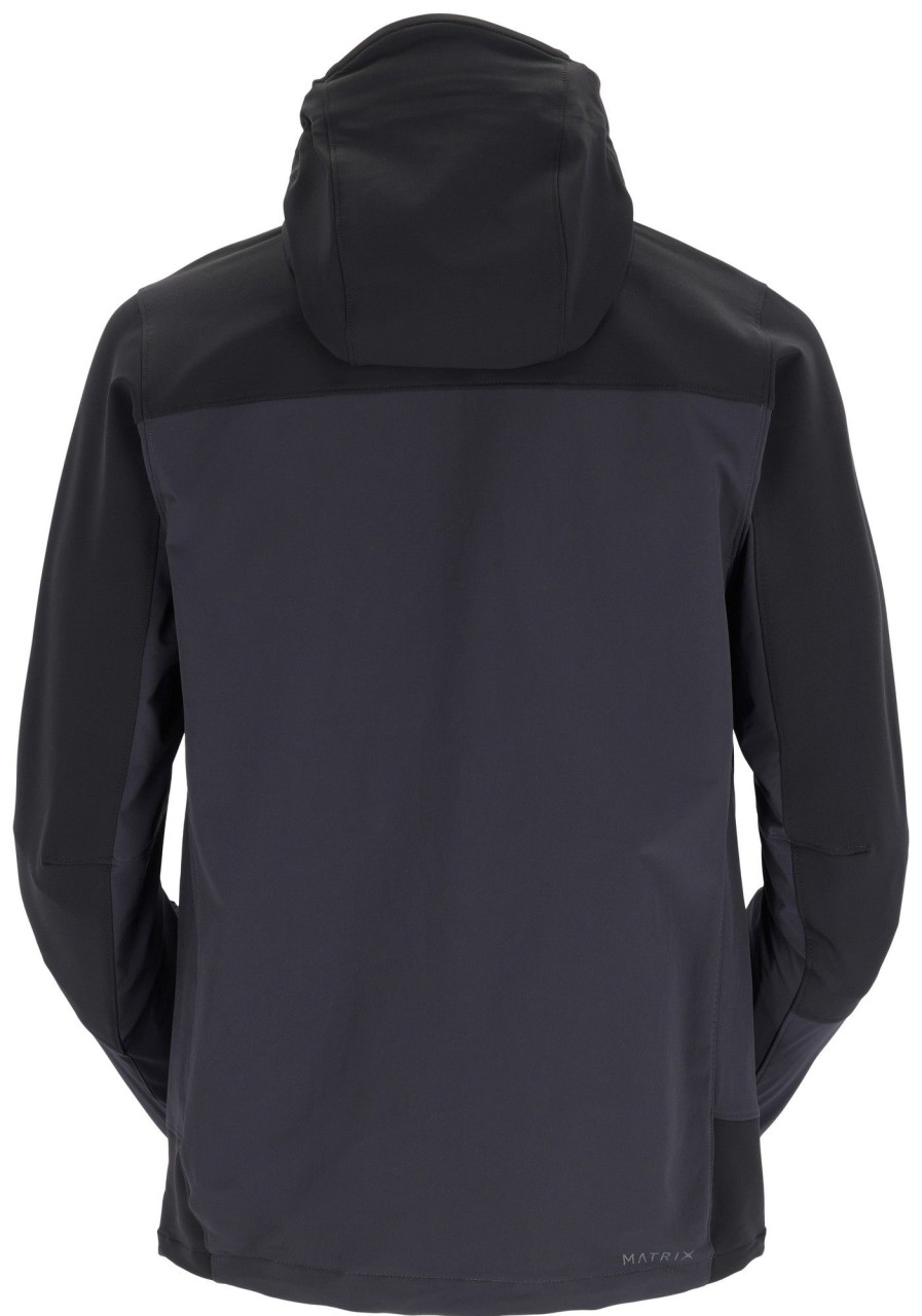 Clothing Rab Softshell Jackets | Rab Mens Scimitar Jacket - Ebony Black