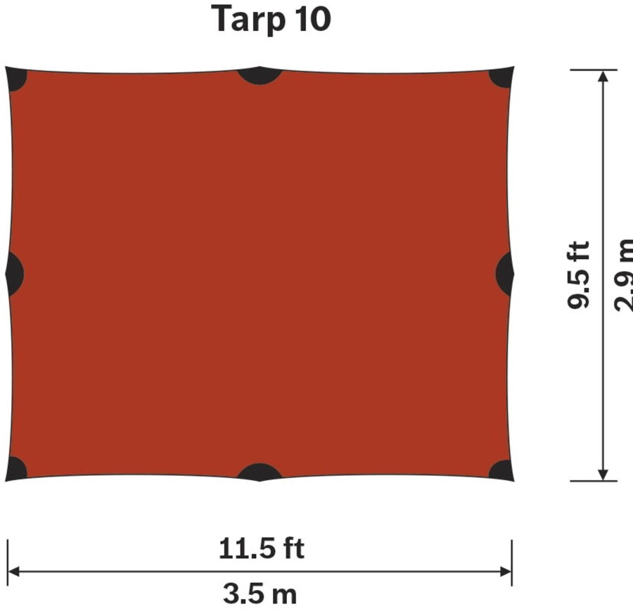 Camping Hilleberg Tarps & Shelters | Hilleberg Tarp 10 Ul Green