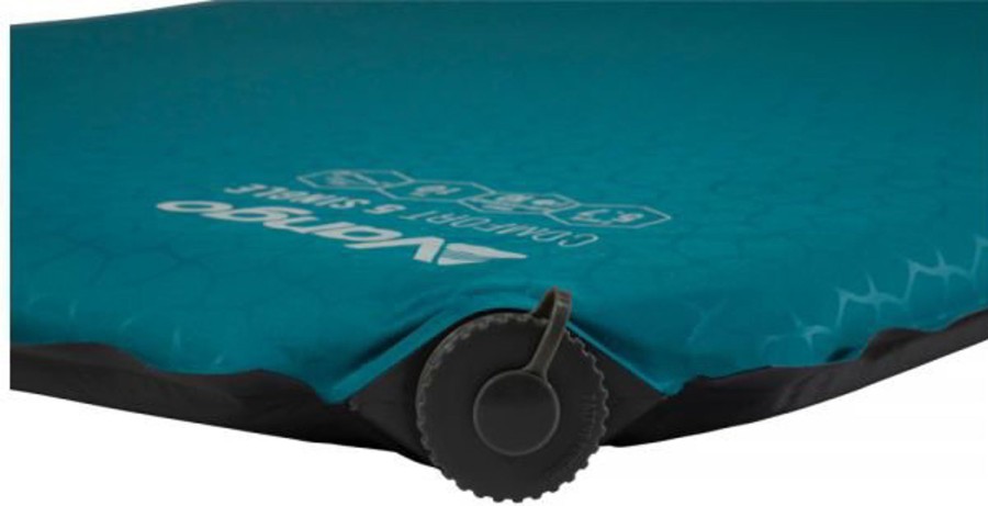 Camping Vango Family & Leisure Camp Beds And Sleeping Mats | Vango Comfort Single 5 Mat - Bondi Blue