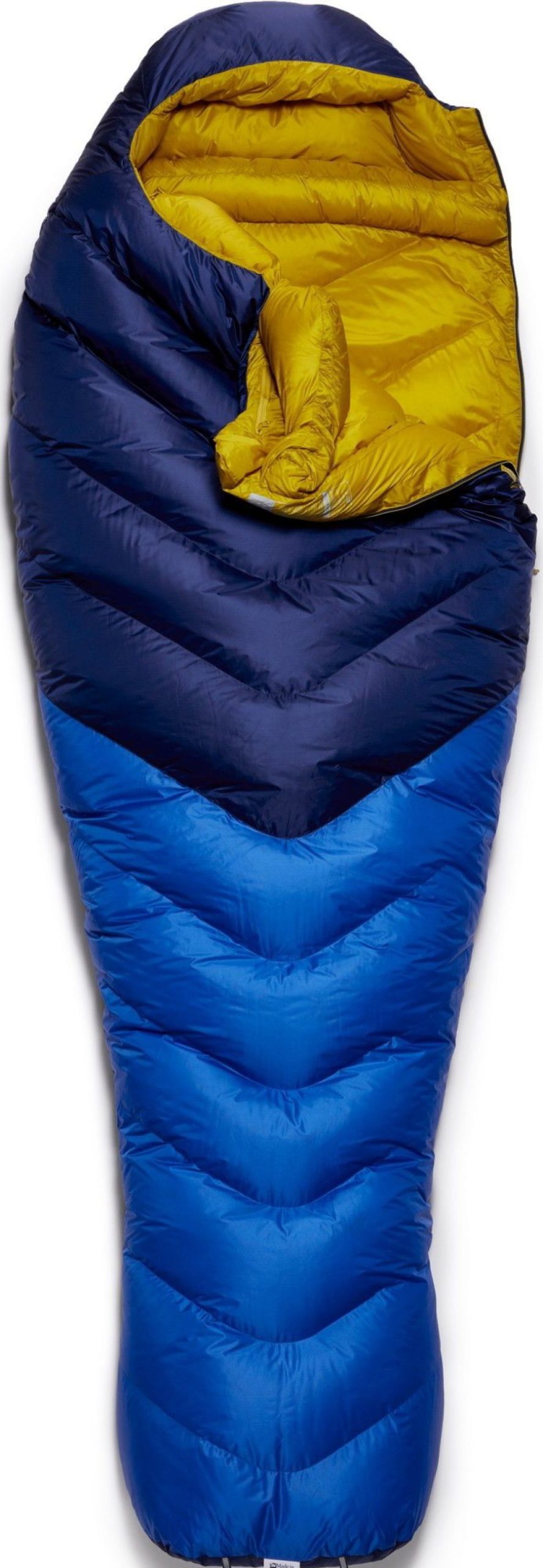 Camping Rab Backpacking & Lightweight Sleeping Bags | Rab Neutrino 600 Sleeping Bag - Regular - Right-Hand Zip - Nightfall Blue