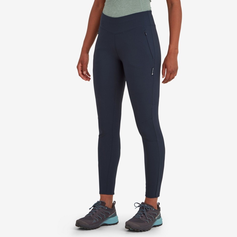 Clothing Montane Trousers & Leggings | Montane Womens Ineo Pants - Regular Leg - Eclipse Blue