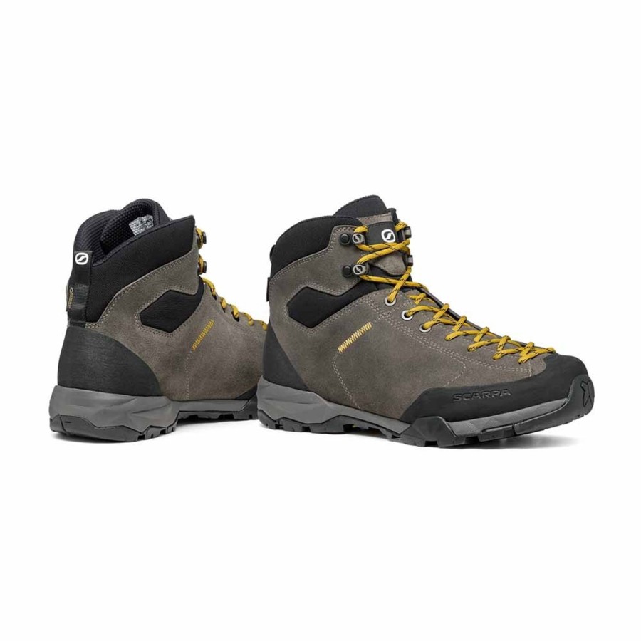 Footwear Scarpa Mid Height Boots | Scarpa Mens Mojito Hike Gtx Boots - Titanium-Mustard Grey