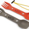 Camping UCO Plates, Bowls, Cups & Utensils | Uco Eco Utility Spork 2Pk - Chilli-Slate Red