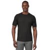 Clothing Patagonia T Shirts & Base Layers | Patagonia Mens Cap Cool Trail Shirt Black