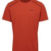 Clothing Rab T Shirts & Base Layers | Rab Mens Force Short Sleeve Tee - Tuscan Red