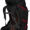 Rucksacks Osprey Backpacking Packs | Osprey Mens Aether Plus 85 Rucksack Black