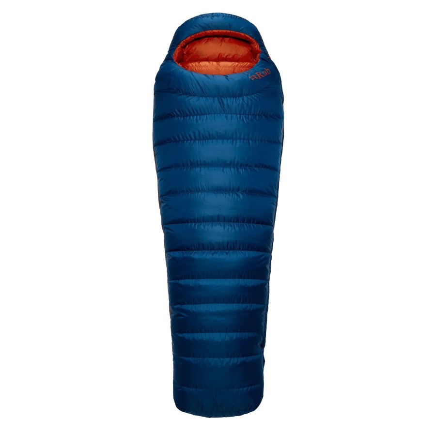 Camping Rab Backpacking & Lightweight Sleeping Bags | Rab Ascent 700 Sleeping Bag - Extra Long Wide - Ink Blue