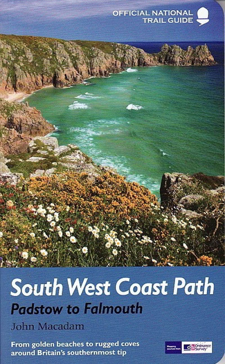 Equipment Ordnance Survey Maps And Books | Os South West Coast Path - Padstow To Falmouth Black