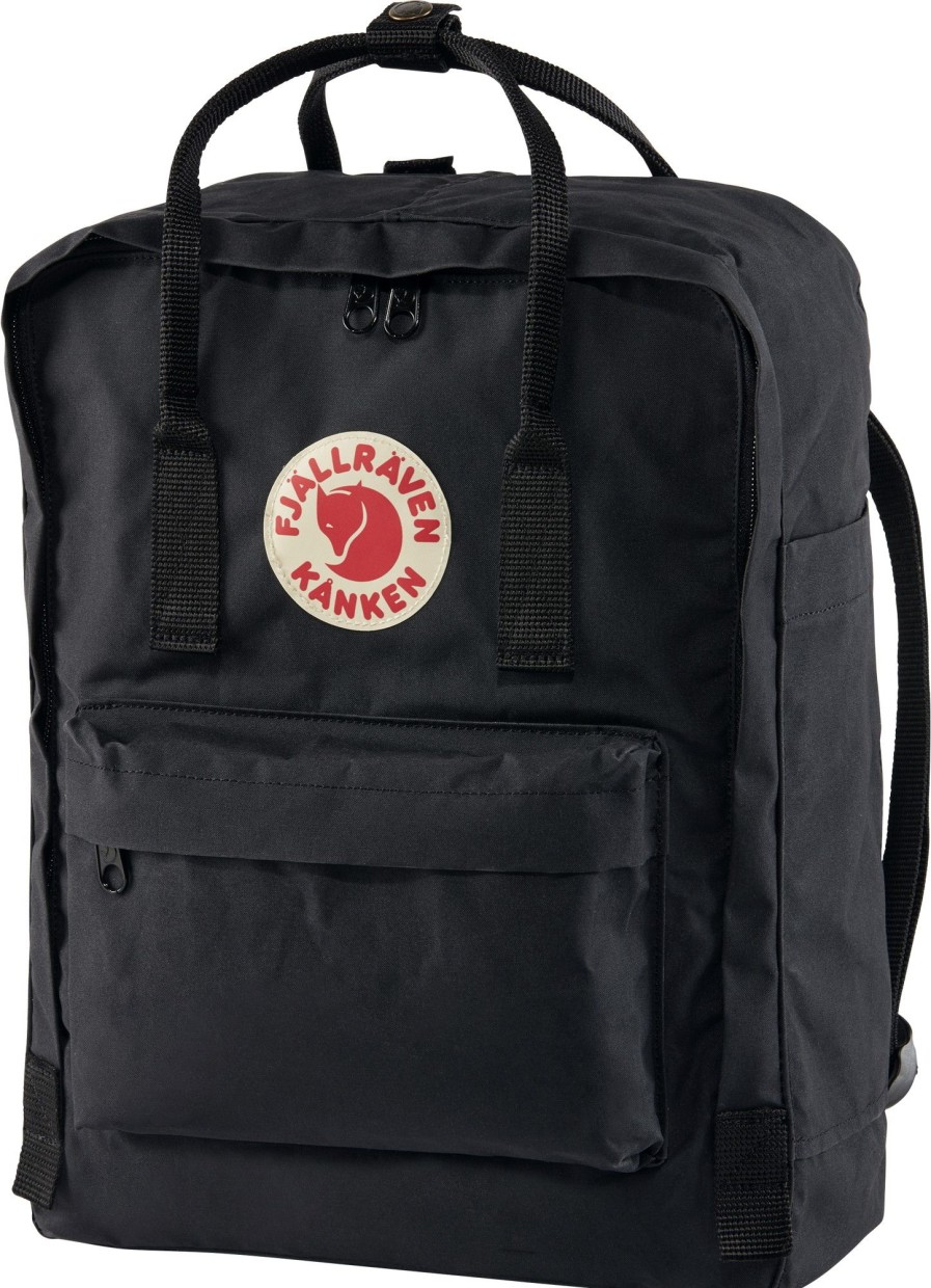 Rucksacks Fjallraven Day Packs | Fjallraven Kanken Backpack Black