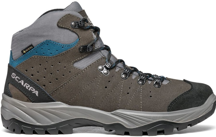 Footwear Scarpa Walking Boots | Scarpa Mens Mistral Gtx Boots - Smoke-Lake Blue Grey