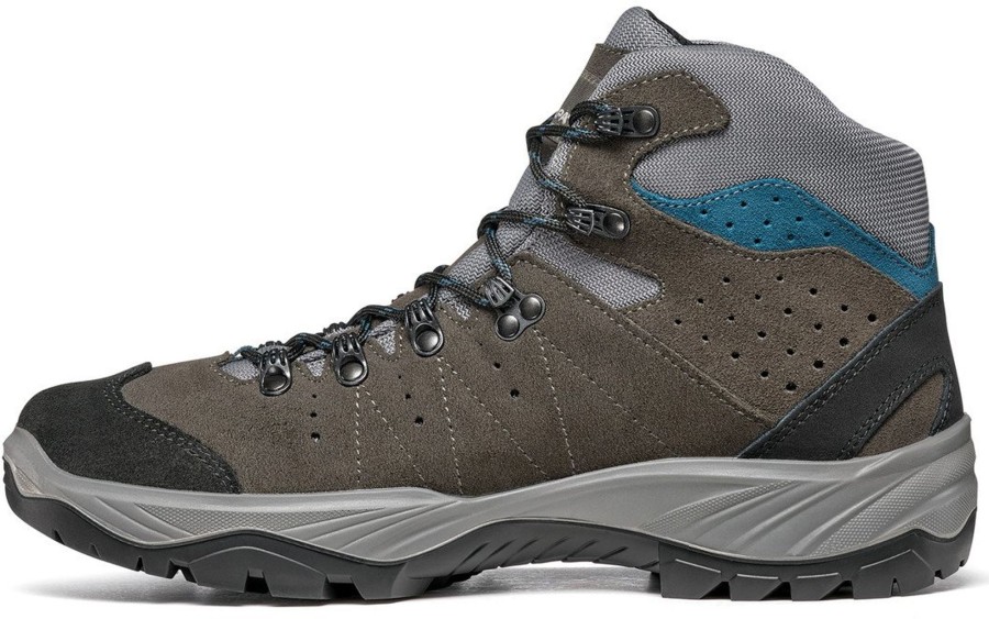 Footwear Scarpa Walking Boots | Scarpa Mens Mistral Gtx Boots - Smoke-Lake Blue Grey