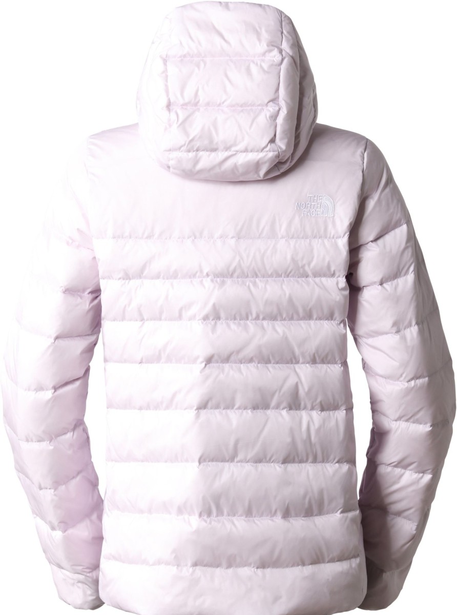 Clothing The North Face Insulated Jackets | The North Face Womens Aconcagua Hoodie - Lavender Fog White