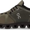 Footwear On Walking Shoes | On Womens Cloud 5 Waterproof Shoes - Olive-Black Green