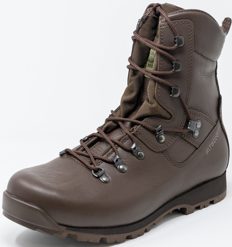 Footwear Altberg Military Boots | Altberg Mens Sneeker Microlite Boots - Medium Width - Mod Brown