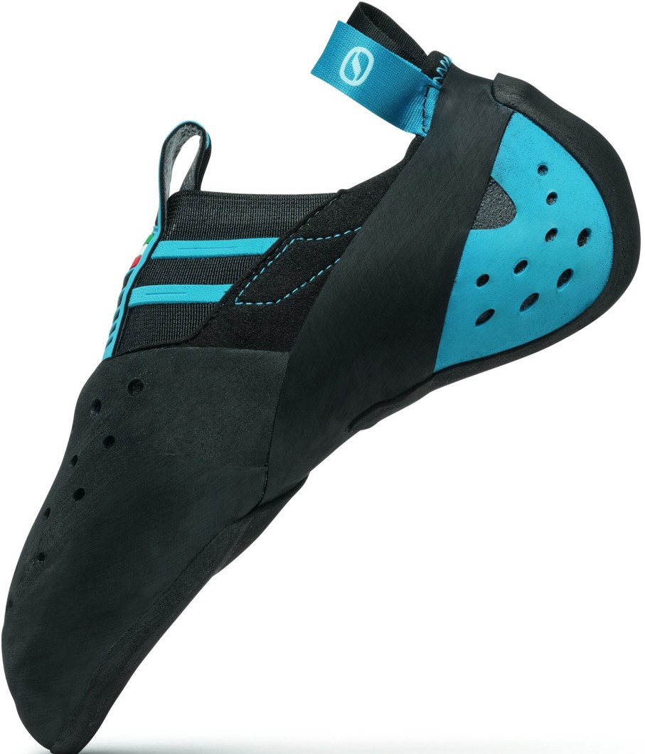 Equipment Scarpa Climbing Shoes | Scarpa Instinct S Climbing Shoes - Black-Azure Blue