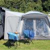 Camping Outdoor Revolution Driveaway Van Awnings | Outdoor Revolution Cayman Poled Mid Drive-Away Awning Grey