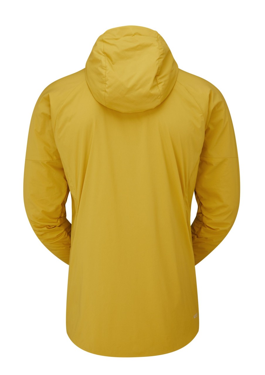 Clothing Rab Softshell Jackets | Rab Mens Vapour-Rise Summit Jacket - Sahara Yellow