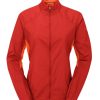 Clothing Rab Windshirts | Rab Womens Windveil Jacket - Tuscan Grapefruit Red