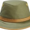 Clothing Tilley Hats | Tilley Outback Hat British Tan Green