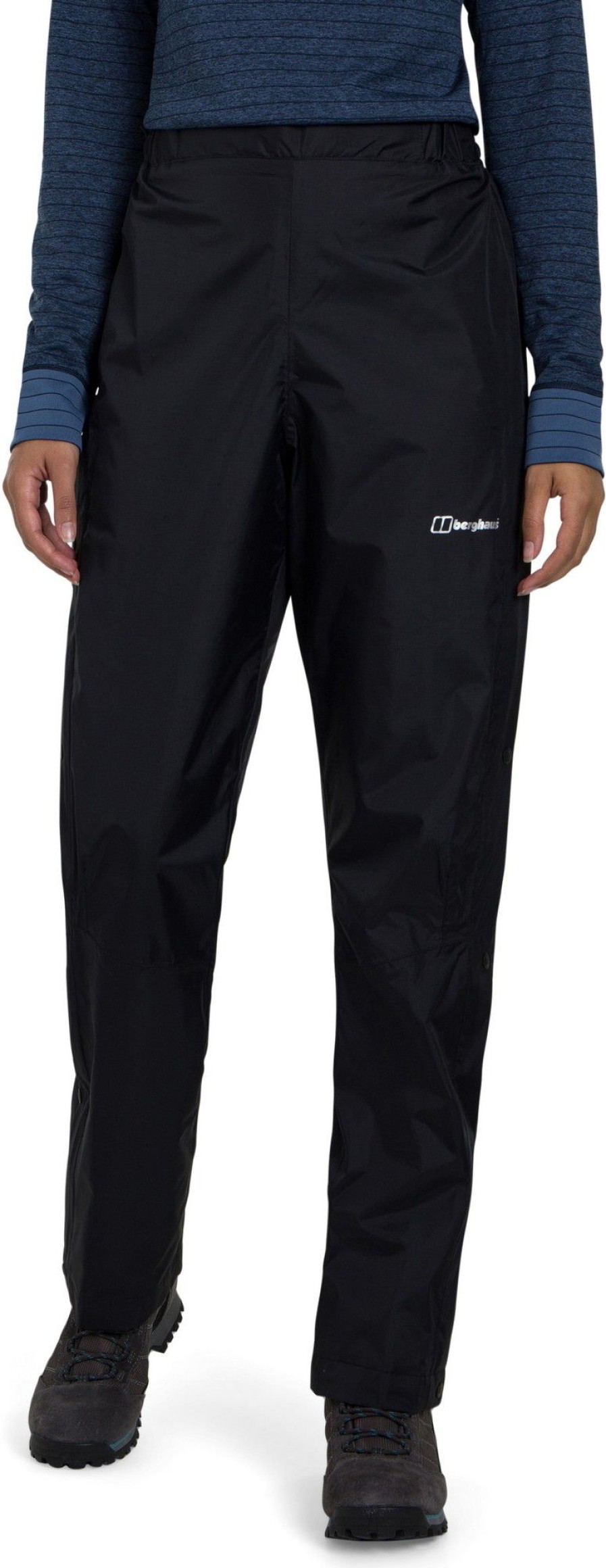 Clothing Berghaus Waterproof Trousers | Berghaus Womens Deluge 2.0 Pant - Regular Leg Black