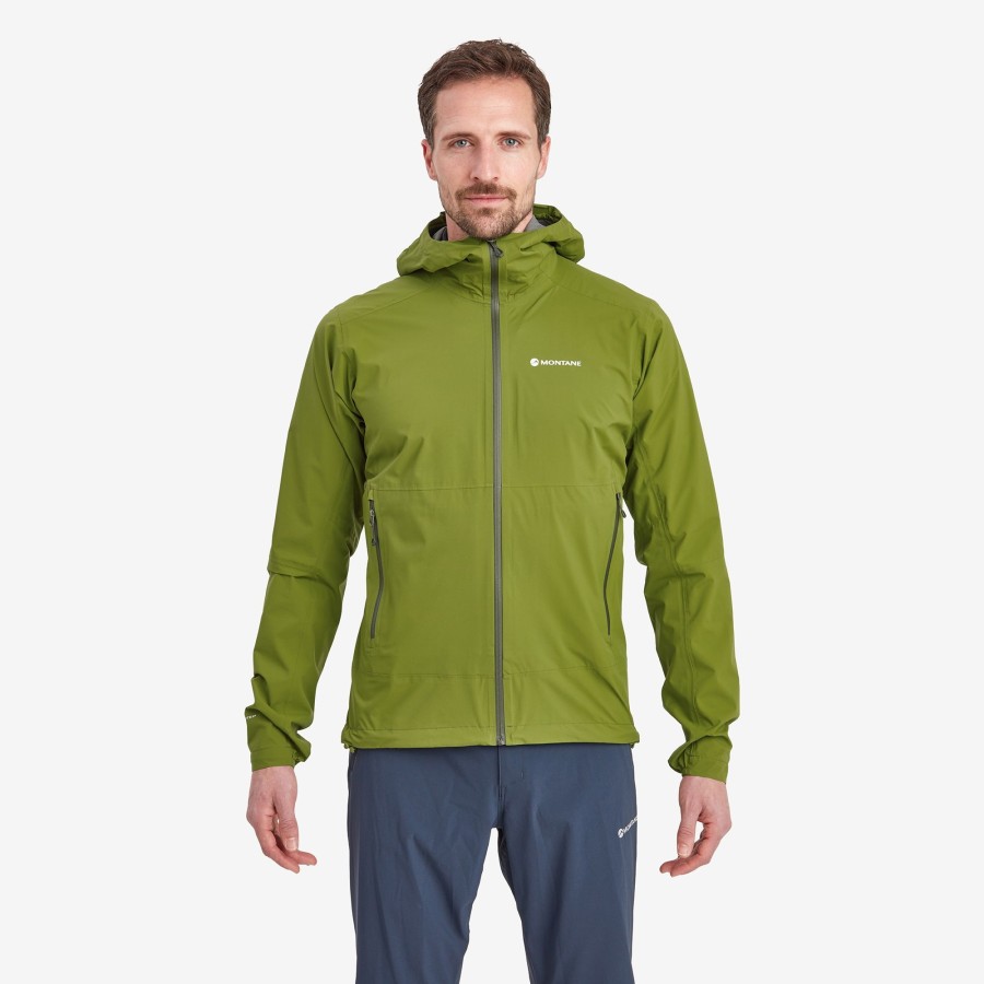 Clothing Montane Waterproof Jackets | Montane Mens Minimus Lite Jacket - Alder Green