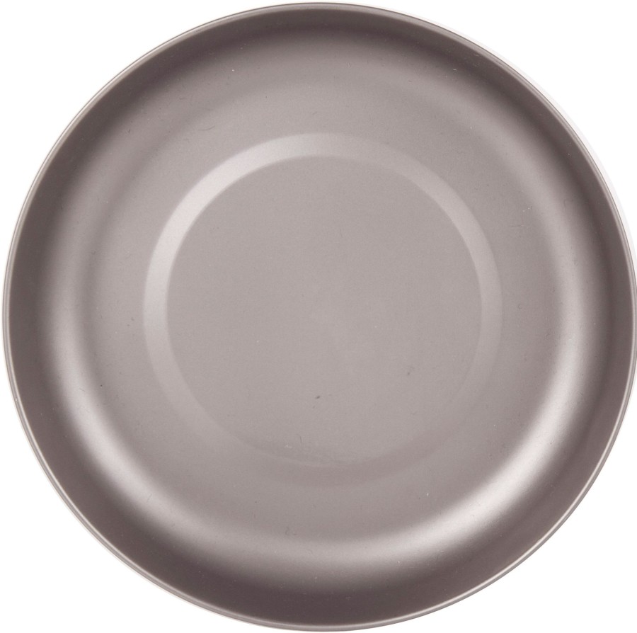 Camping Lifeventure Plates, Bowls, Cups & Utensils | Lifeventure Titanium Plate Silver