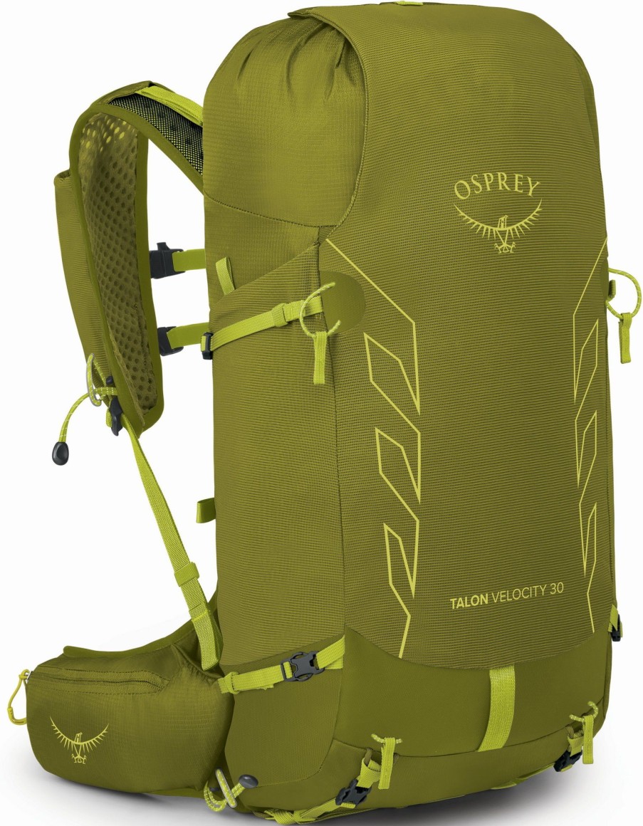 Rucksacks Osprey Fast & Light Rucksacks And Vests | Osprey Mens Talon Velocity 30 Rucksack - Matcha Lemongrass Green