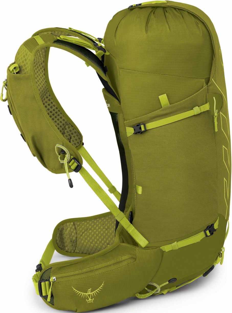 Rucksacks Osprey Fast & Light Rucksacks And Vests | Osprey Mens Talon Velocity 30 Rucksack - Matcha Lemongrass Green